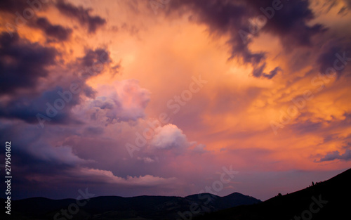 dark stormy sky - summer storm