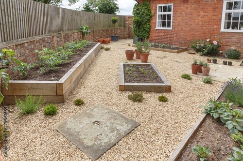 Quadro em tela Oak sleeper raised bed