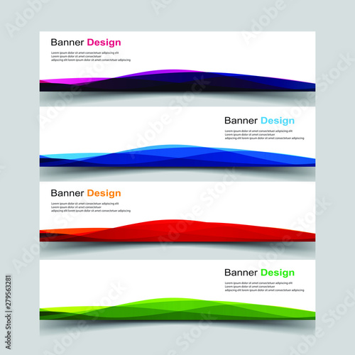 Vector Abstract design banner web template