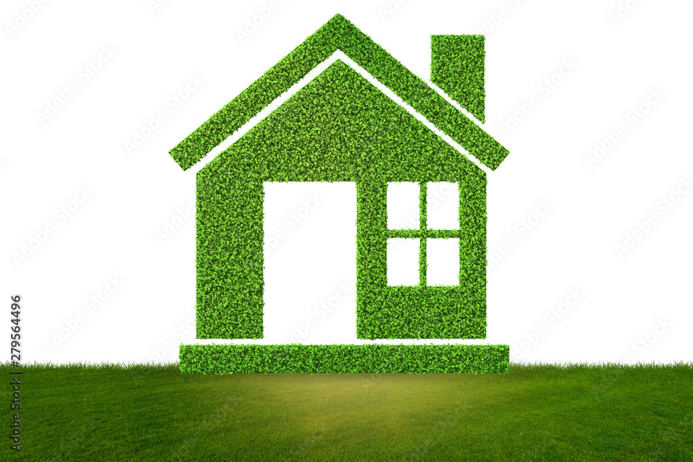 Green house concept - 3d rendering Green house concept - 3d rendering