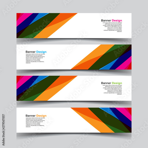 Vector Abstract design banner web template