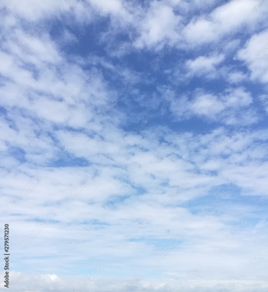Air clouds in the blue sky background Air clouds in the blue sky background