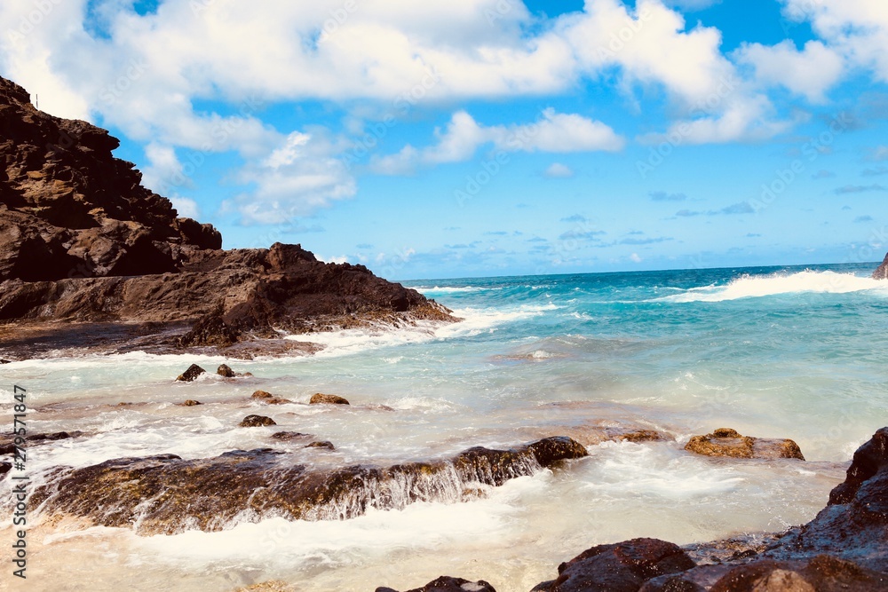 ocean and rocks