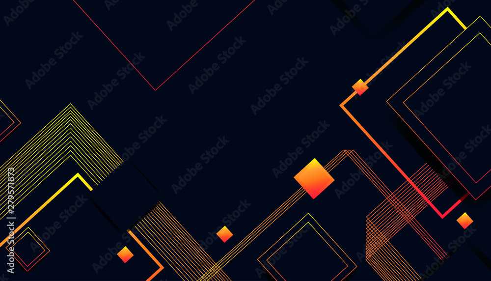 Diseño abstracto con formas geométricas y orgánicas, colores neón, brillantes y llamativos. Ilustración minimalista con degradados de colores y formas simples para fondos de presentación.