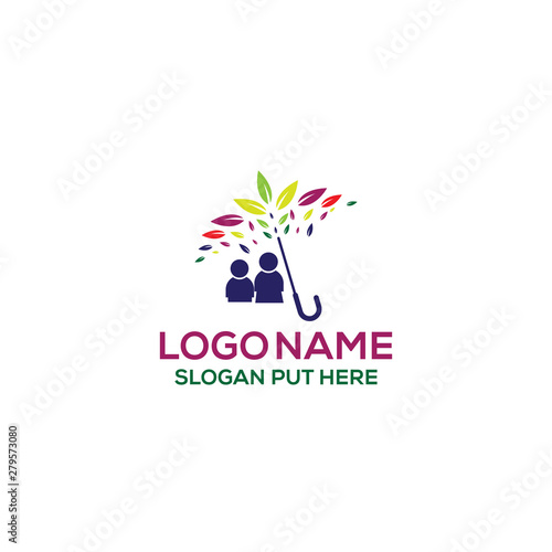 Lost student insurance logo design template