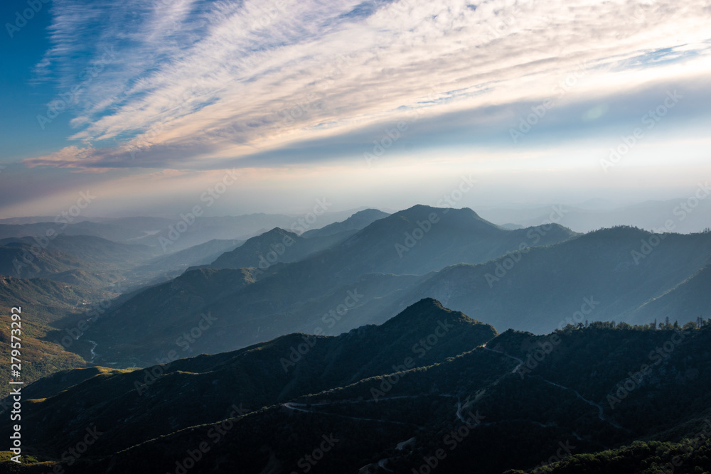 Fototapeta premium view of mountains