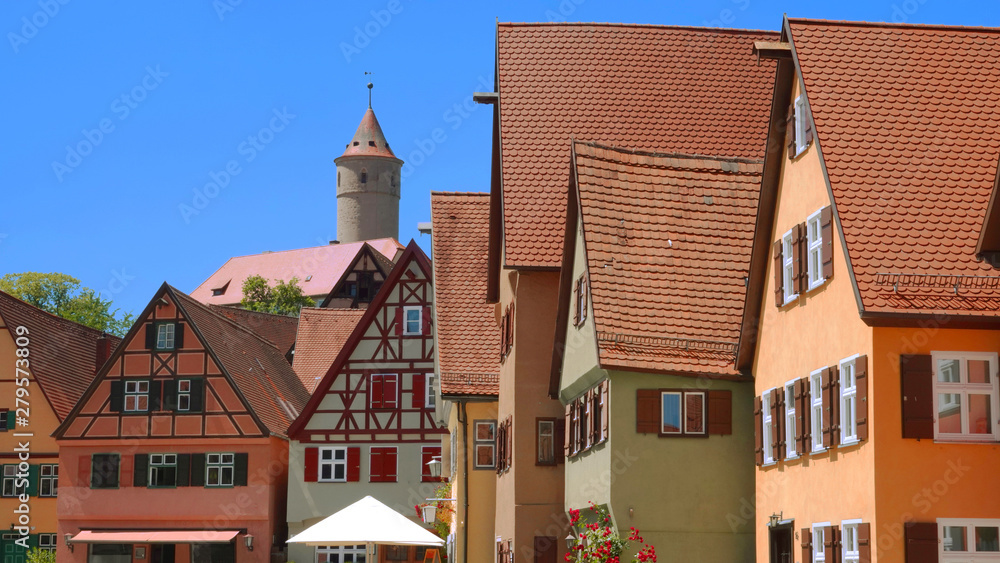 Pretty houses in Dinkelsbühl Pretty houses in Dinkelsbühl