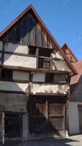 Half-timbered medieval architecture © Simone