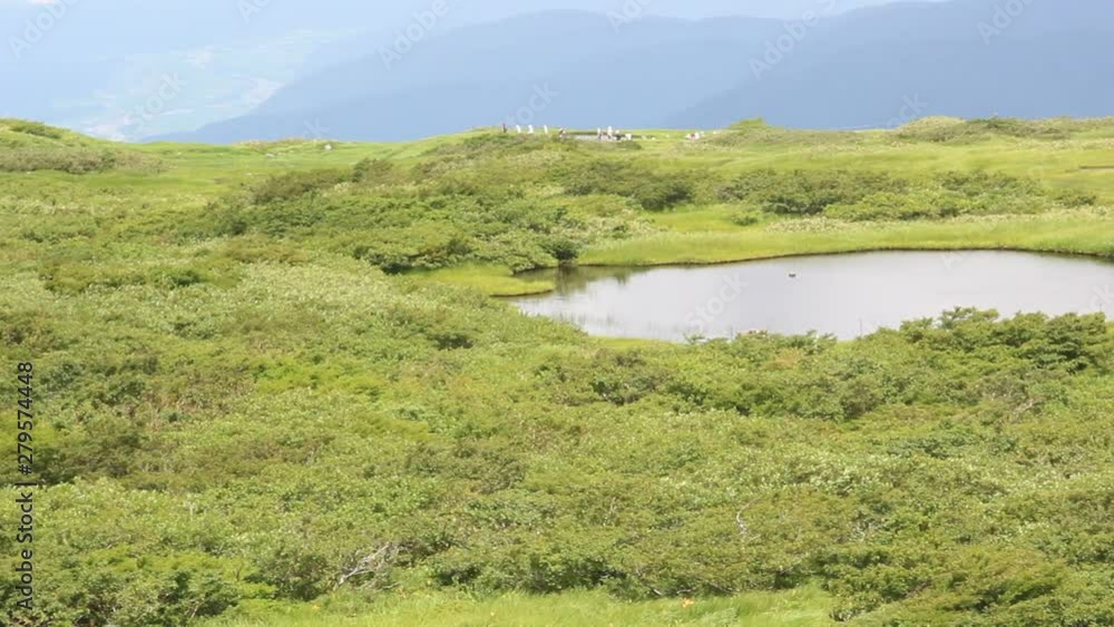 月山登山道から望む景色 月山登山道から望む景色