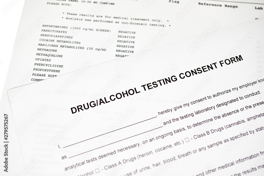Drug and Alcohol Testing Consent Form Drug and Alcohol Testing Consent Form