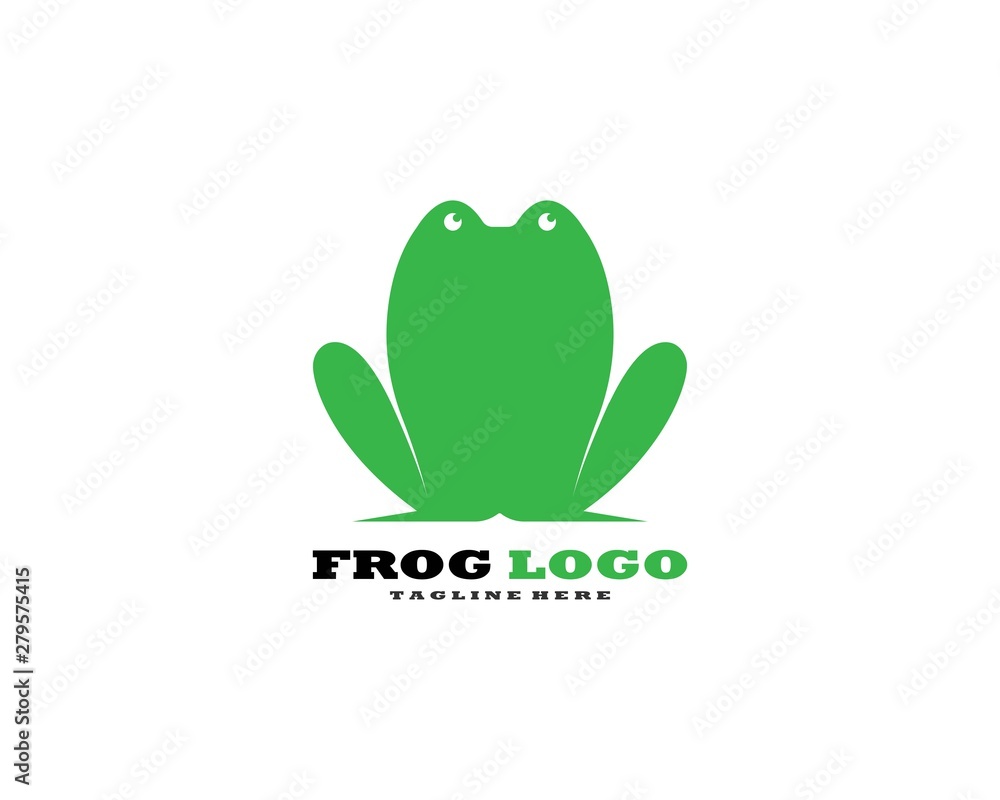Frog Logo Template vector illustration Frog Logo Template vector illustration