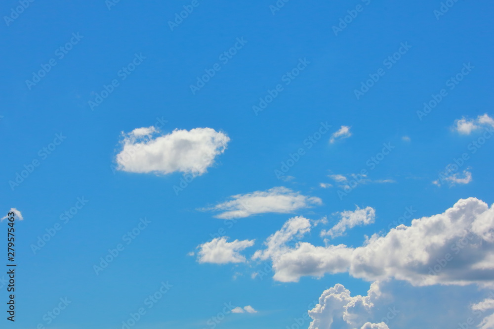 Fantastic soft white clouds against blue sky Fantastic soft white clouds against blue sky
