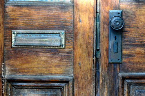 Old wooden door