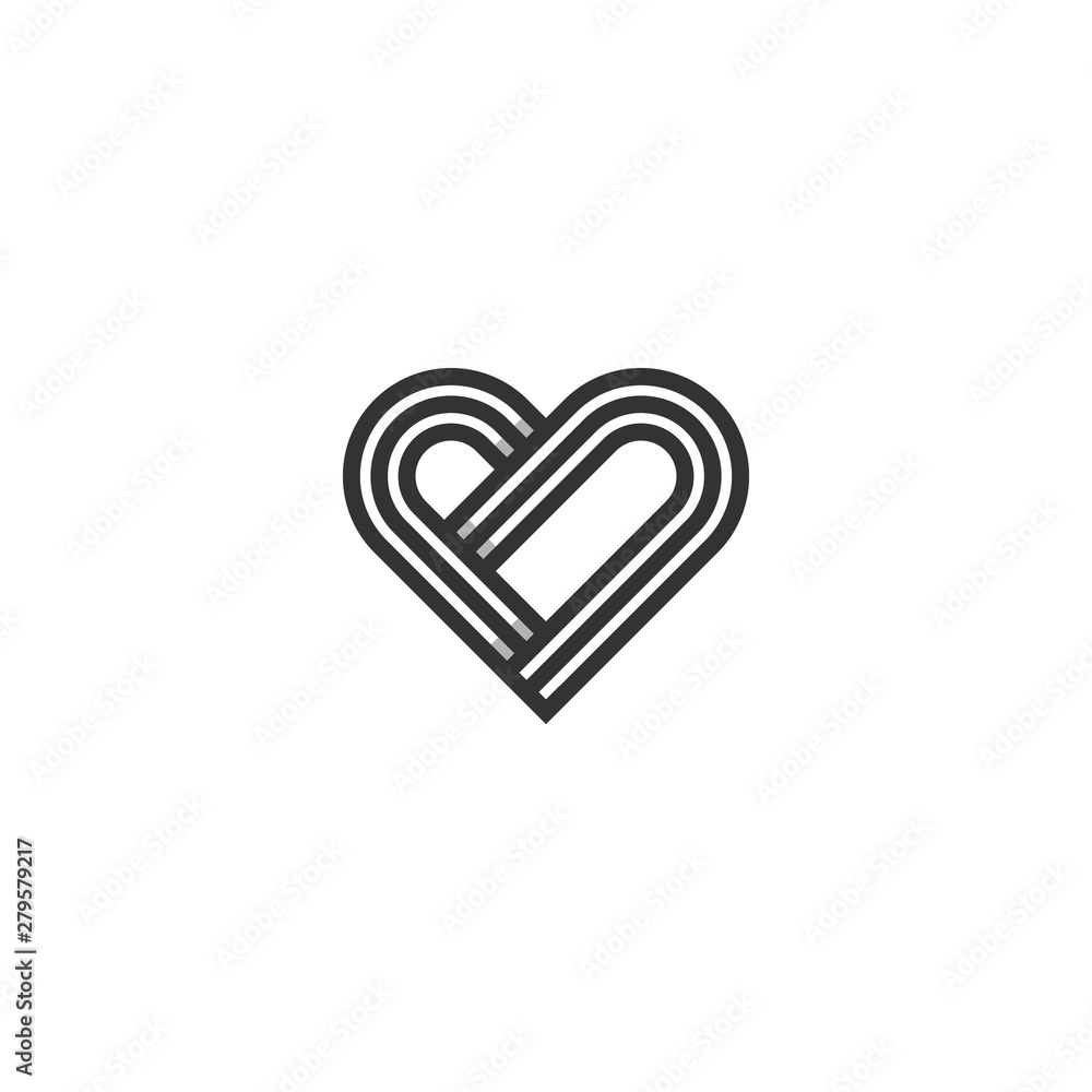 Love Logo Design Inspiration, Vector illustration Love Logo Design Inspiration, Vector illustration
