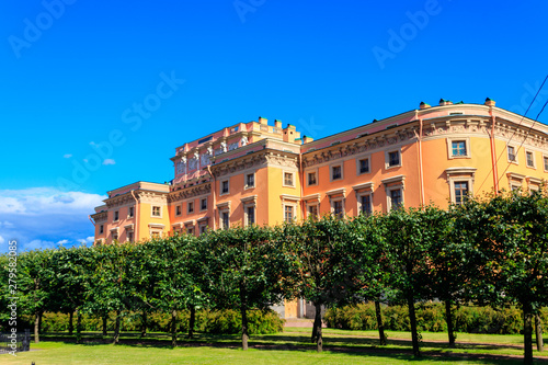 St. Michael's Castle also called Mikhailovsky Castle or Engineers' Castle is a former royal residence of Emperor Paul I in the historic centre of Saint Petersburg, Russia © olyasolodenko