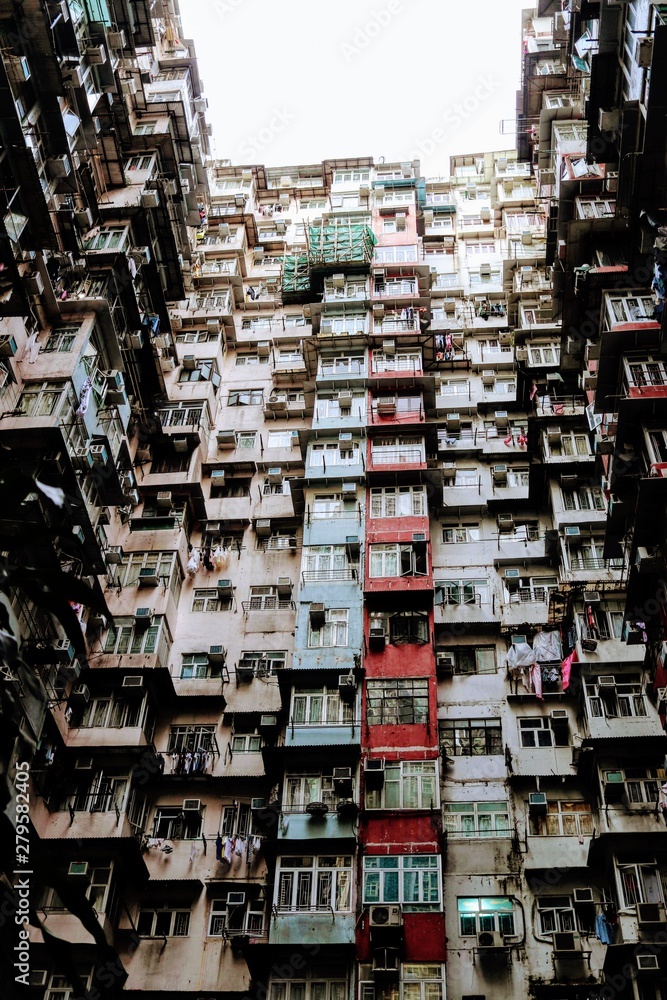 Fototapeta premium Hong Kong Yick Fat Buildings