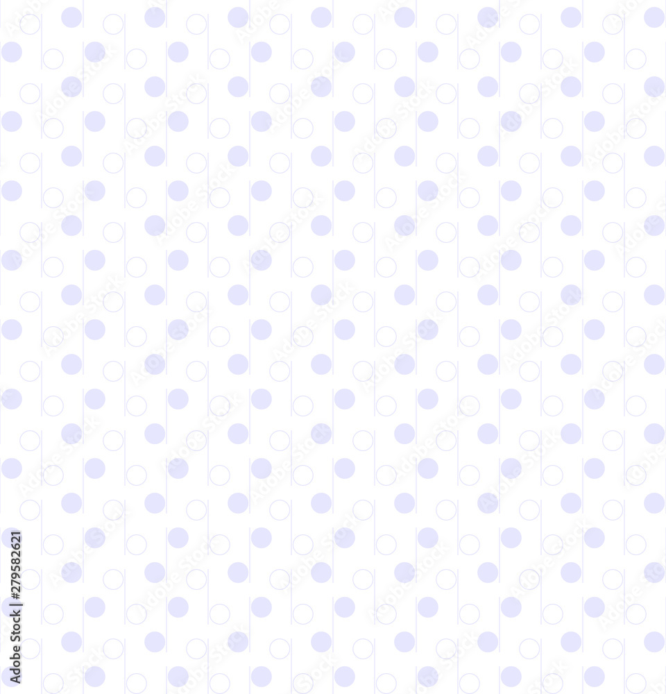 line and circle shapes. vector seamless pattern. simple white repetitive background. textile paint. fabric swatch. wrapping paper. continuous print. gray lines and circles