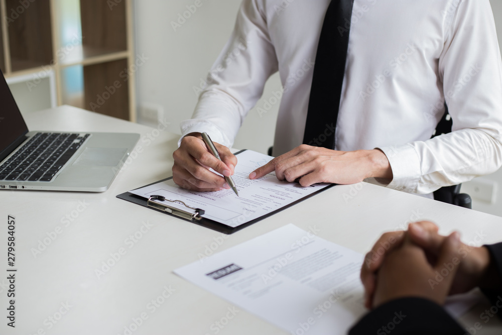 Executives are interviewing job applicants and preliminary background checks, candidates are talking about their past work experience, personal managers make hiring decisions. Executives are interviewing job applicants and preliminary background checks, candidates are talking about their past work experience, personal managers make hiring decisions.