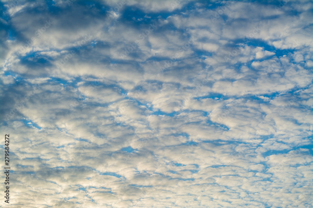 Blue sky with white clouds Blue sky with white clouds