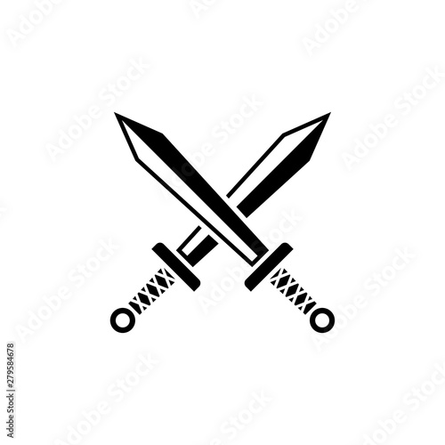 sword, icon, swords, vector, battle, war, illustration, isolated, fight, symbol