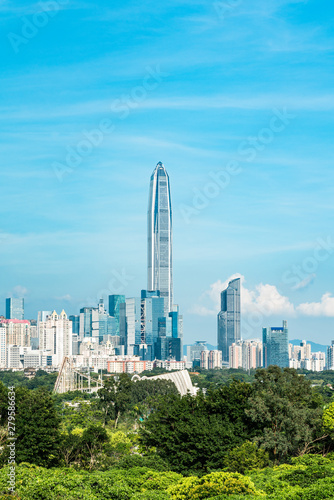 Shenzhen City, Guangdong, China City Skyline