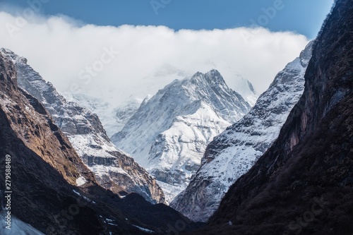 Himalayas mountain landscape in the Annapurna Base Camp © ikate25