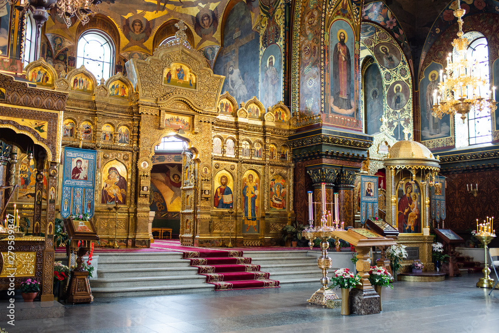 interior of st vitus cathedral in prague