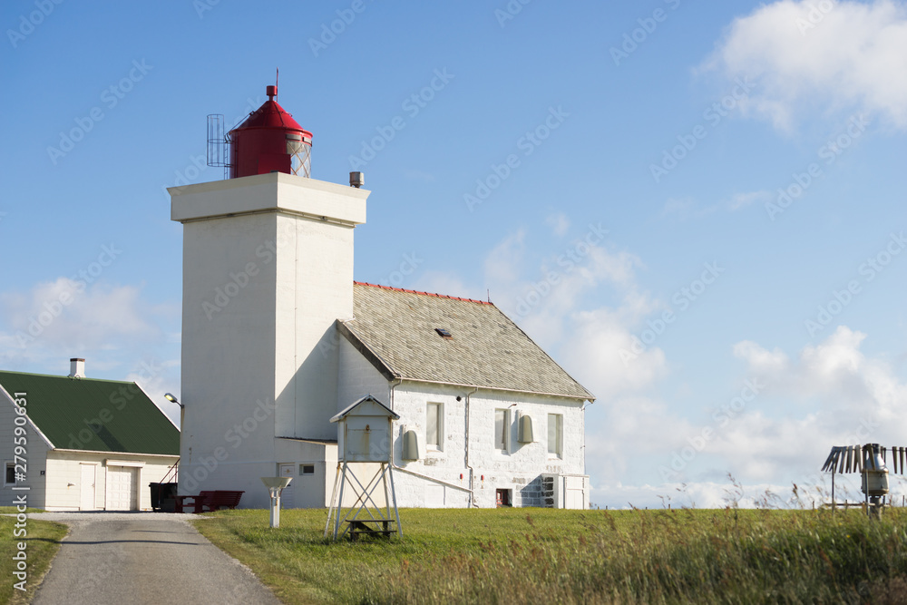 Obrestad lighthouse in Norway. Obrestad lighthouse in Norway.
