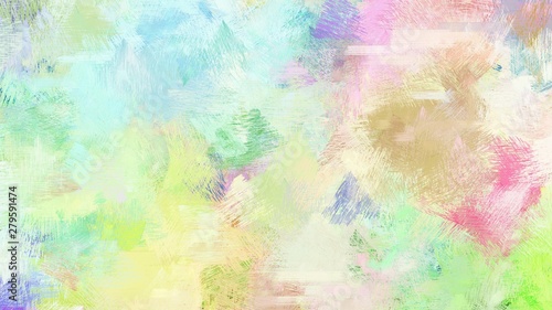 brush painted background with tea green, tan and pastel blue color