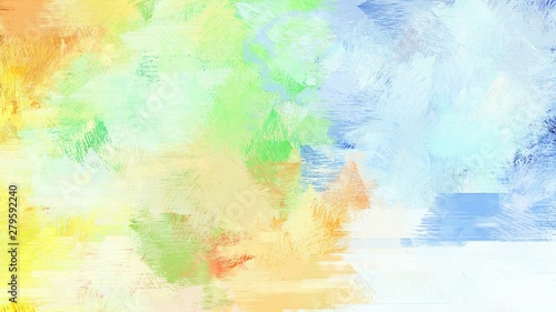 abstract brush painting for use as background, texture or design element. mixed colours of beige, khaki and pastel orange