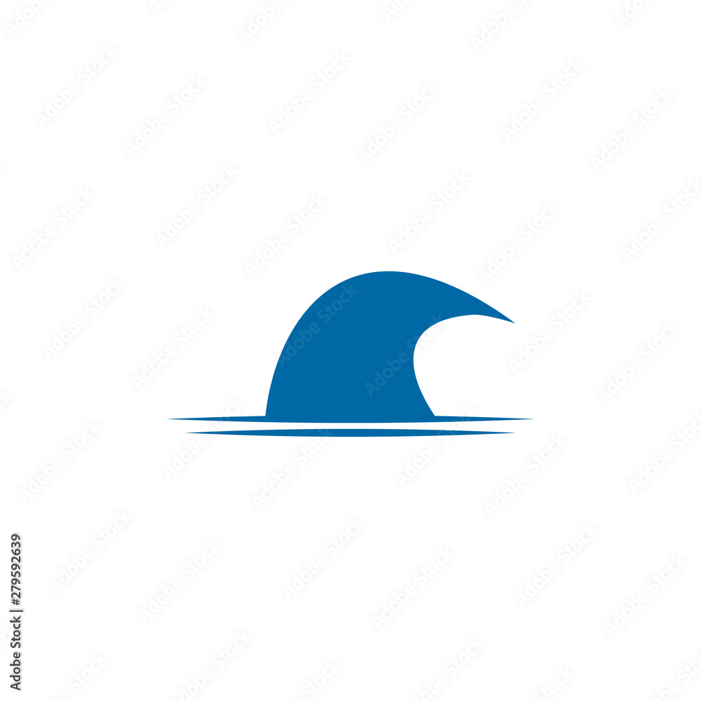 Wave icon logo design vector template Wave icon logo design vector template