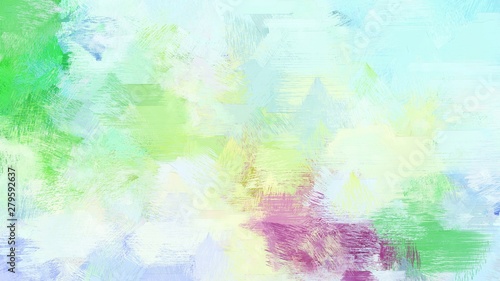 artistic illustration painting with tea green  lavender and pastel green colors. use it as creative background or texture