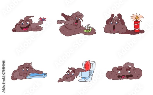 selection of monsters clowns in different new