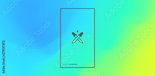 Abstract background with dynamic effect. Creative design poster with vibrant gradients. Vector Illustration for advertising, marketing, presentation. Mobile screen.