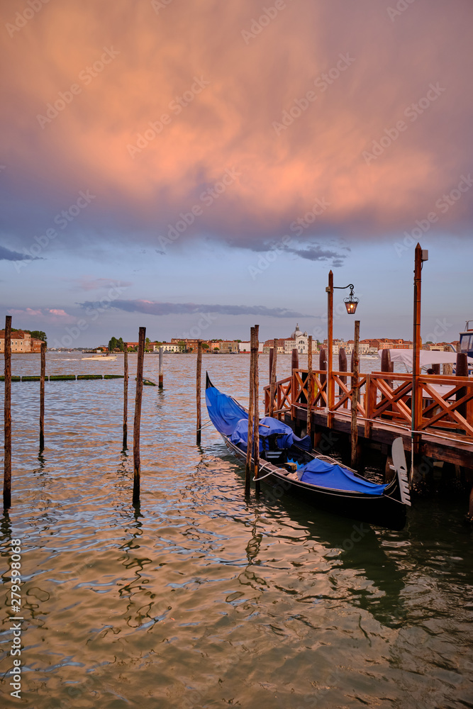 gondolas in venice