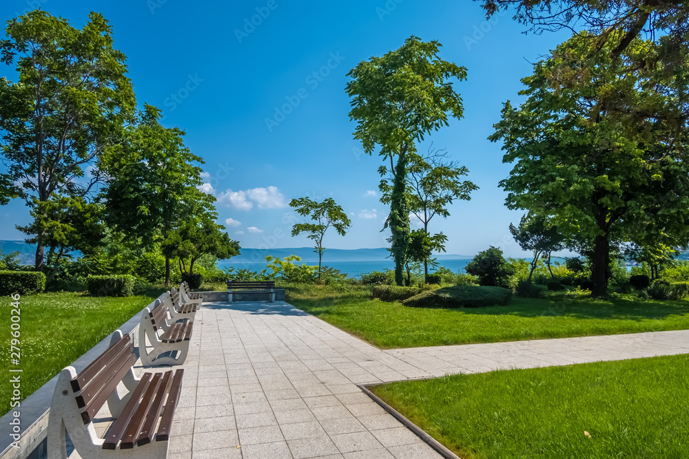 Beaches in the center of Nessebar (Nesebar), Burgas Province, on Bulgaria’s Black Sea coast. Beaches in the center of Nessebar (Nesebar), Burgas Province, on Bulgaria’s Black Sea coast.