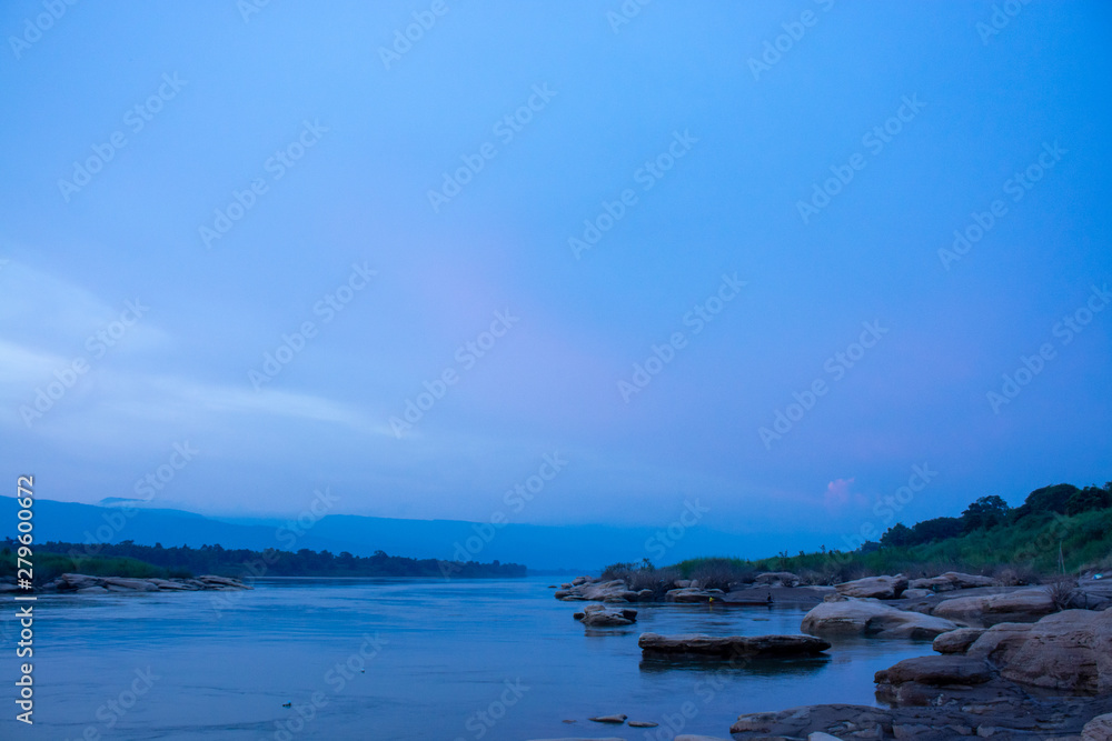Scenic View Of River Against Sky Scenic View Of River Against Sky