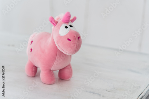 Pink unicorn plush cute toy child gift