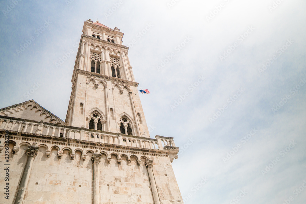 Tower of the church of Saint Lovre in Trogir, Croatia