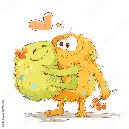 Little Monsters On Valentine's Day