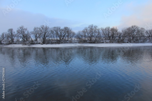 Winter landscapes nearby Moscow river