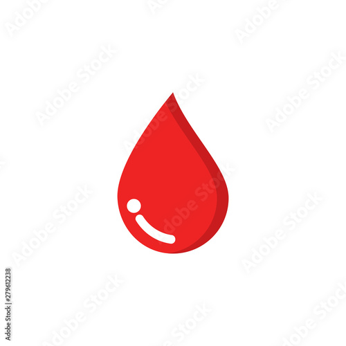 Blood logo vector icon illustration design 