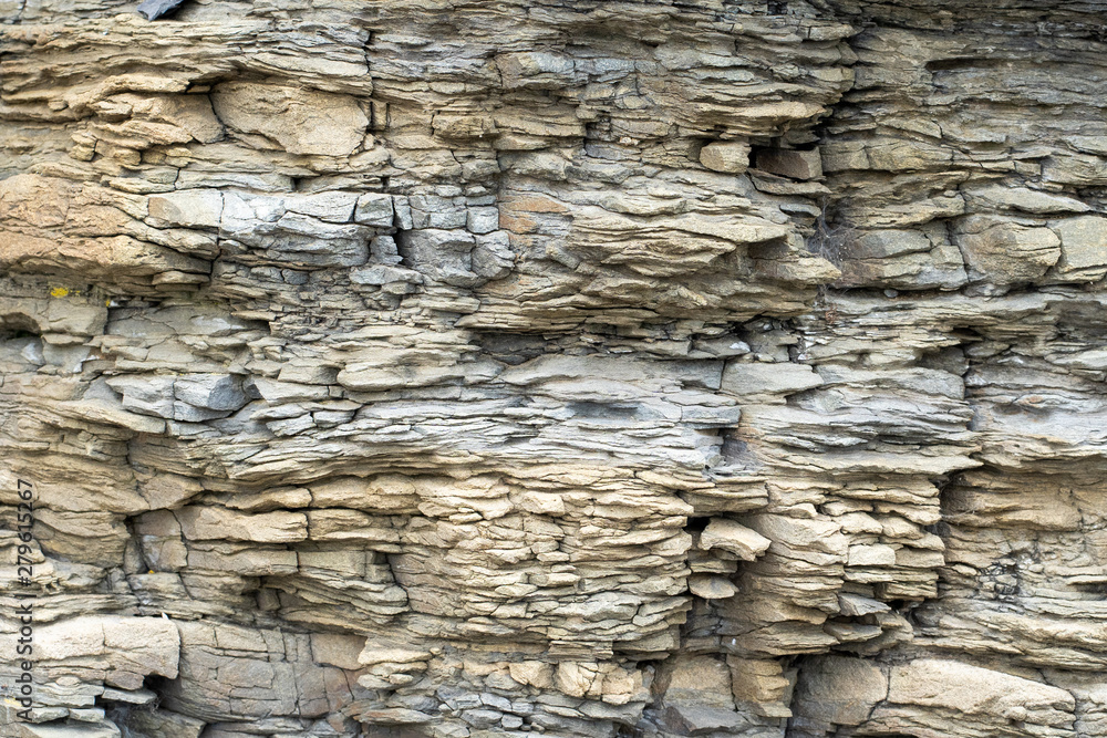 Natural background. Texture of slate stone layers