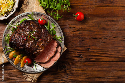 Obraz na płótnie Roasted brisket.