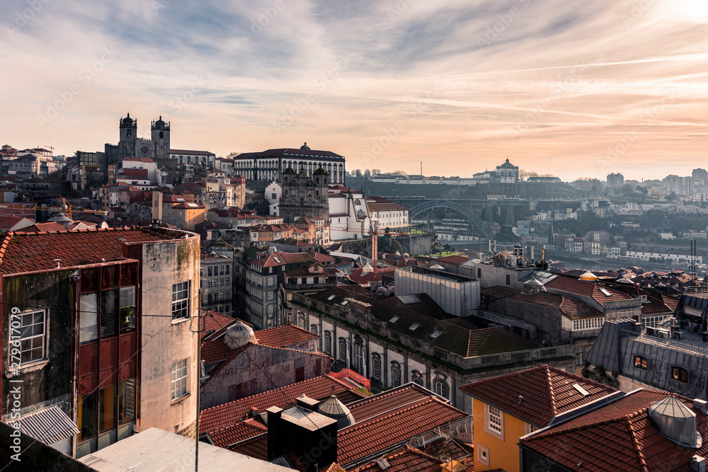 Life of Porto in the morning