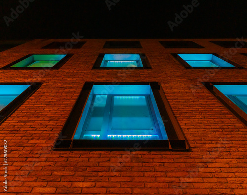 Photography Dublin city  by night Ireland