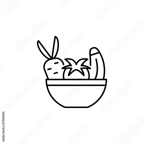 fruits outline icon. Elements of diet and nutrition illustration icon. Signs and symbol collection icon for websites, web design, mobile app, UI, UX