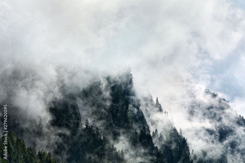 clouds over a mountain #6