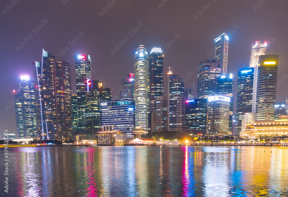 Skyscraper building Singapore city. Skyscraper building Singapore city.