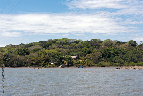 Islands in the Bahia de los Muertos the estuary of the Rio Platanal Panama